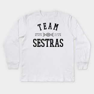 TEAM SESTRAS ORPHAN BLACK Kids Long Sleeve T-Shirt